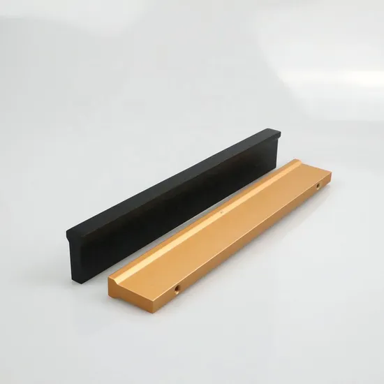Aluminium Gold Matt Black Solid Furniture Wardrobe Handle Cabinet Pull Handles