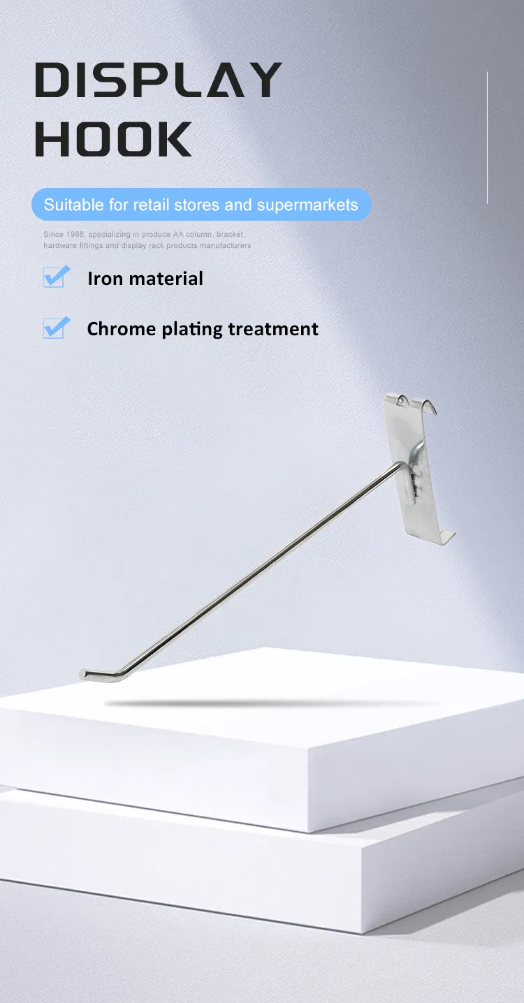 Retail Store Display Hooks for Mesh Single Hook for Supermarket Accessories