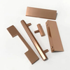 Furniture Hardware Cabinet Bathroom Handle Aluminum Rose Gold Kitchen Pull Handle
