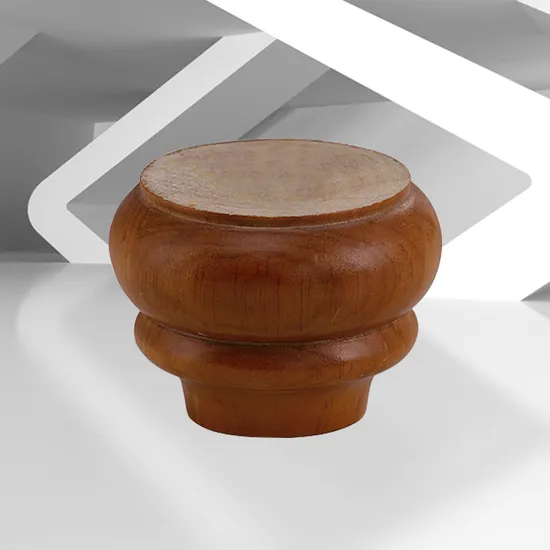 Chair and Sofa Legs Bun Feet Custom Wooden Sofa Furniture Legs