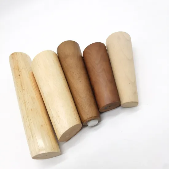 Wood Furniture Accessories Parts Legs Metal Tapered Wood Sofa Leg