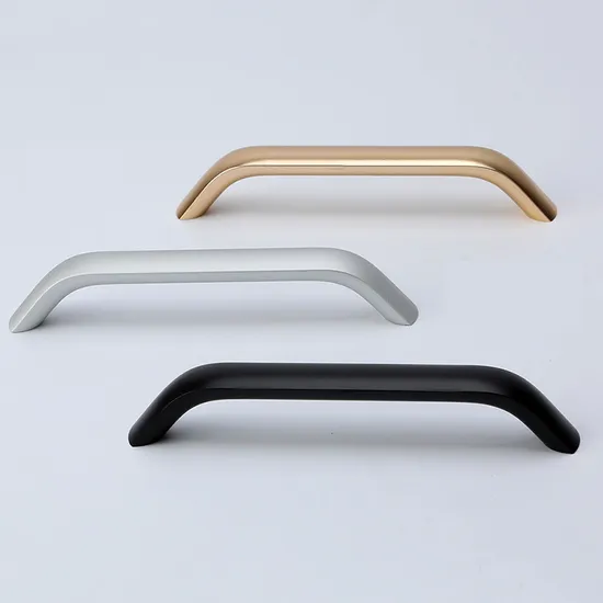 Furniture Hardware Accessories Handles Gold Aluminum U Shape Kitchen Bedroom Cabinet Handle