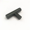 2 Inch 12X50mm T Bar Single Hole Black Ss Cabinet Pull Knob