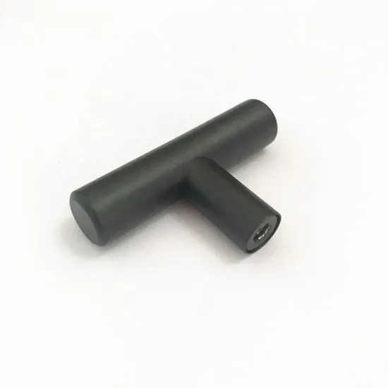 2 Inch 12X50mm T Bar Single Hole Black Ss Cabinet Pull Knob