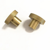 Brass Gold Knurled Cabinet Drawer Round Knobs