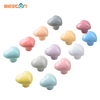 Kids Heart-Shaped Cartoon Cabinet Knob Ceramic Furniture Drawer Puller Handles