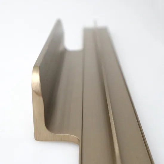 Aluminum Alloy Cabinet Handles 2.8m Antique Gold Long Wardrobe Handle