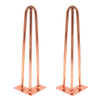 New Design Furniture Wholesale Coffee Table Height Metal Hairpin Legs