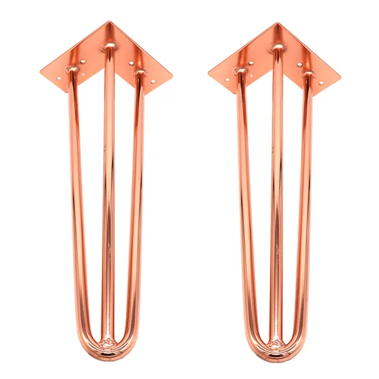 New Design Furniture Wholesale Coffee Table Height Metal Hairpin Legs