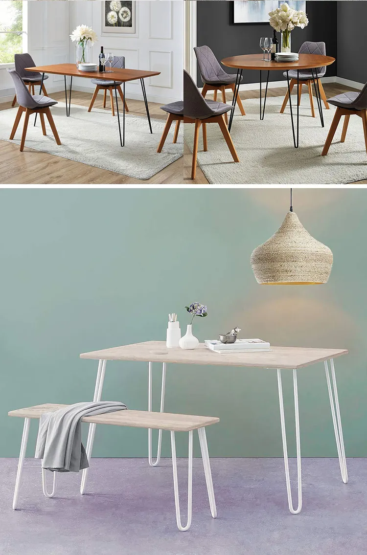 New Design Furniture Wholesale Metal Chrome Hairpin Table Legs