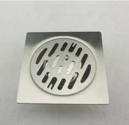 Ss Square Floor Drainer Rapid Anti-Odor Floor Drain Wire Drawing