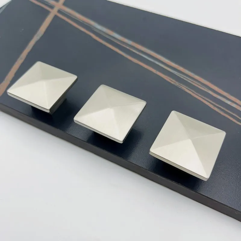 Brushed Nickel Kitchen Cabinet Drawer Knobs Zinc Square Cabinet Knobs Dresser Drawers