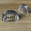 Shell Design Pin Cabinet Kitchen Crystal K9 Chrome and Gold Cup Pull