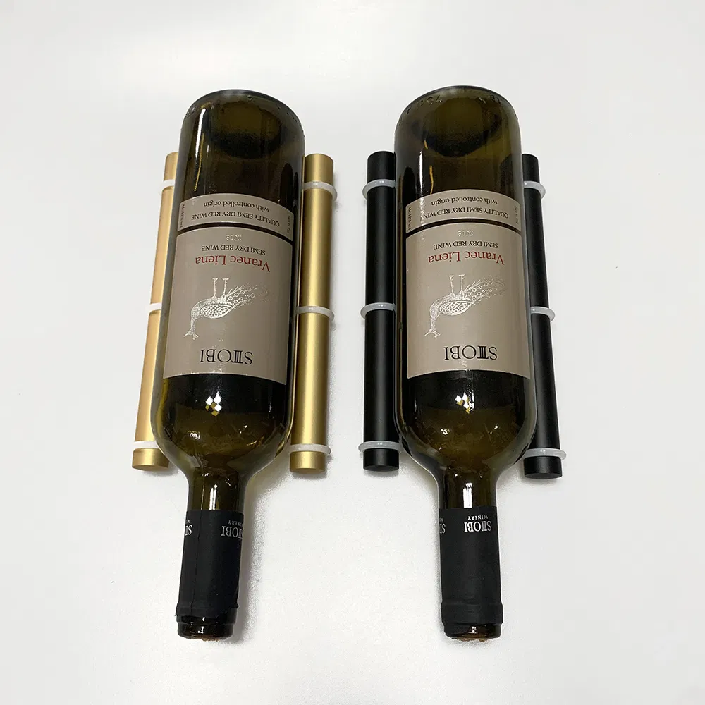 Aluminum Black Gold Wine Rack Bottle Storage Containers Wine Storage Rack