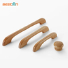 Wooden Drawer Accessories Chinese Style Wood Kitchen Cabinet Closet Door Pull Handles