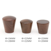Solid Wood Beech Round Small Furniture Pull Mini Drawer Closet Knobs