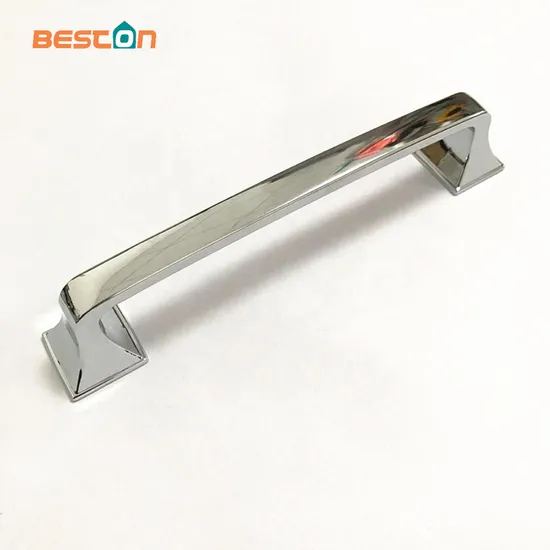 Kitchen Bathroom Bedroom Decoration Chrome Plate Cabinet Drawer Brass Gold Zinc Handle