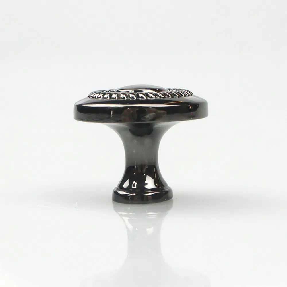 Cabinet Knob Zinc Alloy Black Nickel Dresser Drawer Knobs and Pull