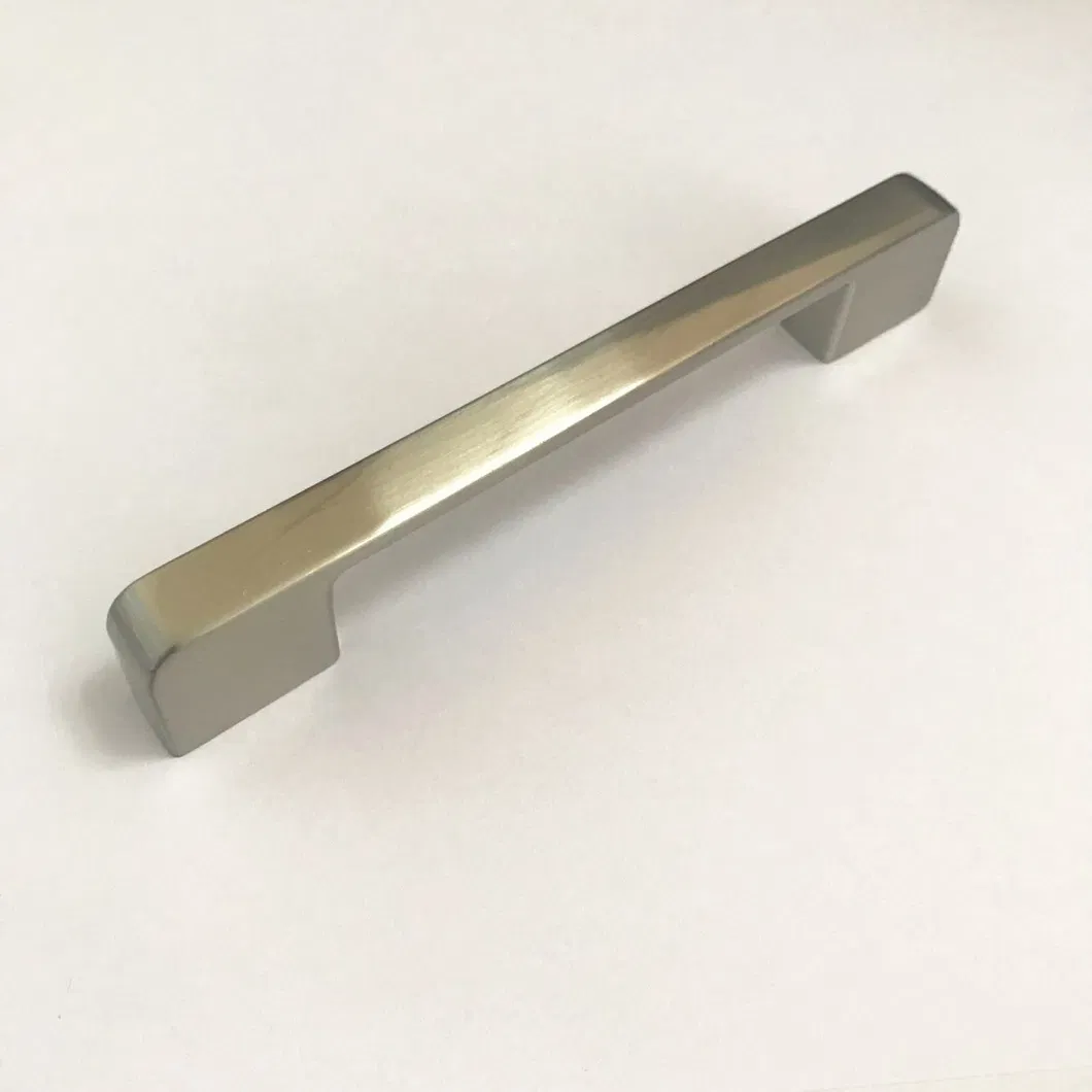 Furniture Hardware Zinc Alloy Kitchen Bathroom Brush Nickel Cabinet Pull Handle