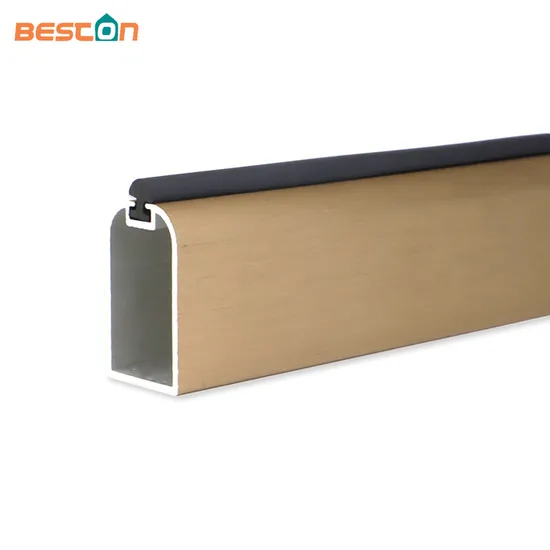 Aluminium Alloy Wardrobe Accessories Heavy Duty Clothes Hanging Oval Closet Rod