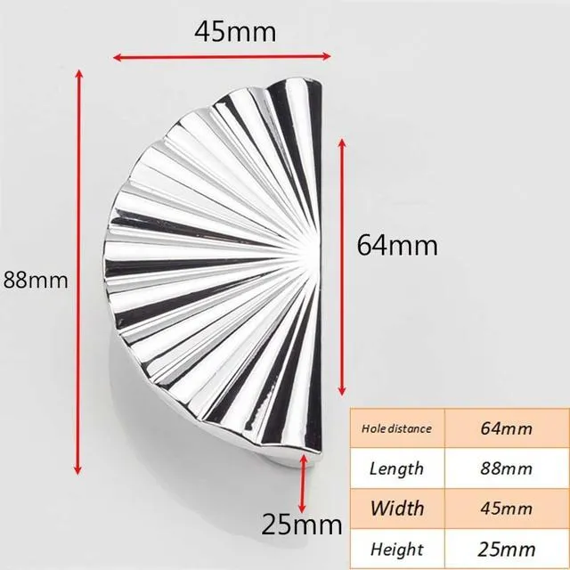 Cabinet Petal Handle Zinc Alloy Light Luxury Small Handle Knob