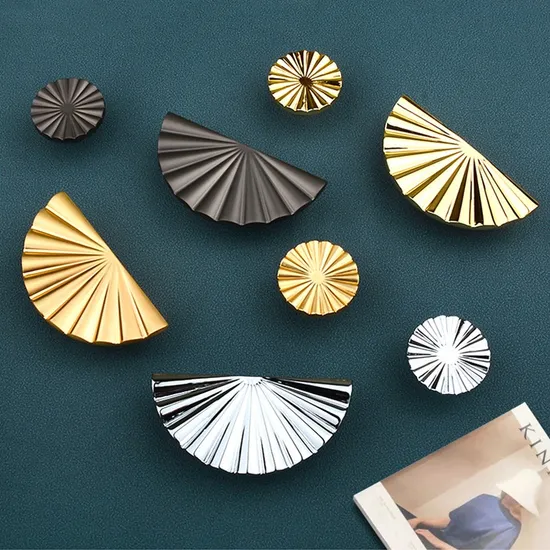 Cabinet Petal Handle Zinc Alloy Light Luxury Small Handle Knob
