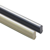 Wardrobe Accessories Oval Closet Rod with Light Black Champagne Aluminum Closet Rod