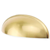 Handle Brushed Antique Brass Gold Cabinet Hardware Bin Cup Drawer Handle Pull