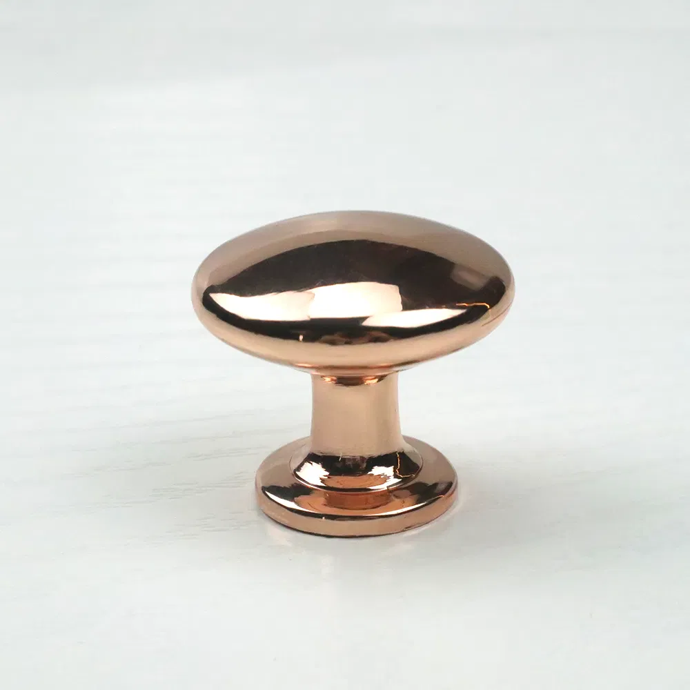 Zinc Alloy Furniture Hardware Kitchen Room Interior Black Round Mushroom Knob