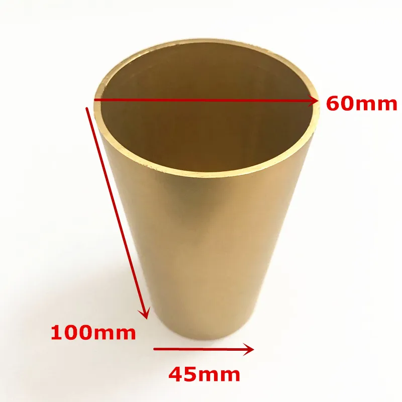 Solid Brass Legs Foot Cover Table Sleeves Brass Legs for Cabinet