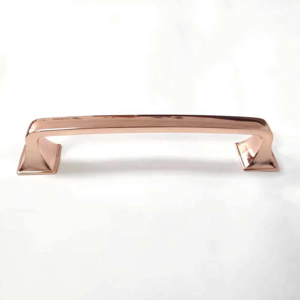 Zinc Alloy Rose Gold Cabinet Handles Kitchen Handles Furniture Drawer Pull Knobs