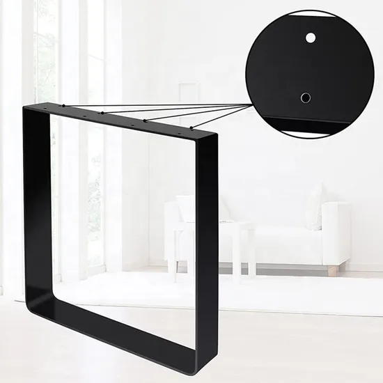 Industrial Wrought Iron Coffee Stainless Steel Dining Table Legs