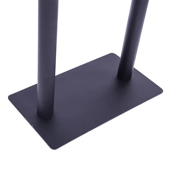 Industrial Dining Room Furniture Furniture Legs Metal Black Dining Table Steel Base