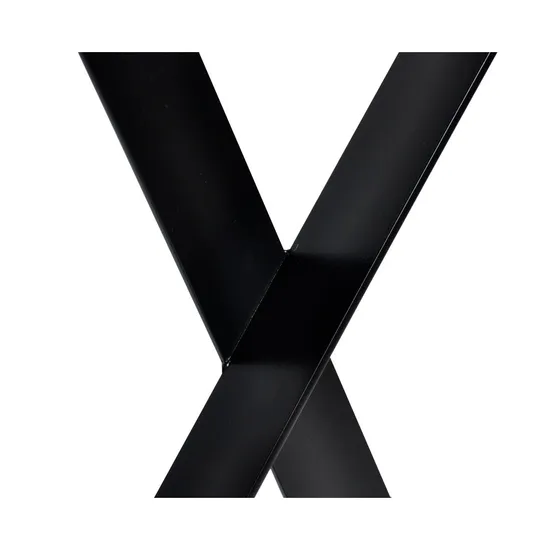 Furniture Feet Frame Brushed Polished X Square Console End Table Legs