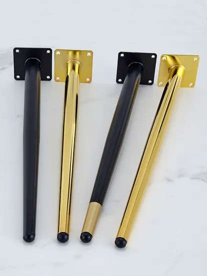 Tapered Chair Gold Iron Brass Steel Furniture Metal Coffee Dining Table Legs