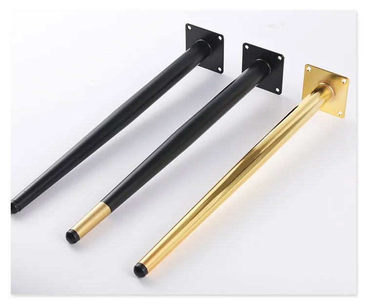Tapered Chair Gold Iron Brass Steel Furniture Metal Coffee Table Legs