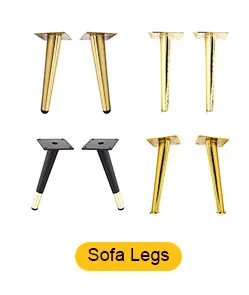 Hot Sale Furniture Feet Industrial Style Chrome Table Sofa Legs