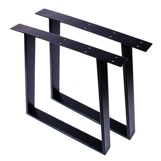 Modern Wrought Detachable Industrial Office Metal Dining Table Legs