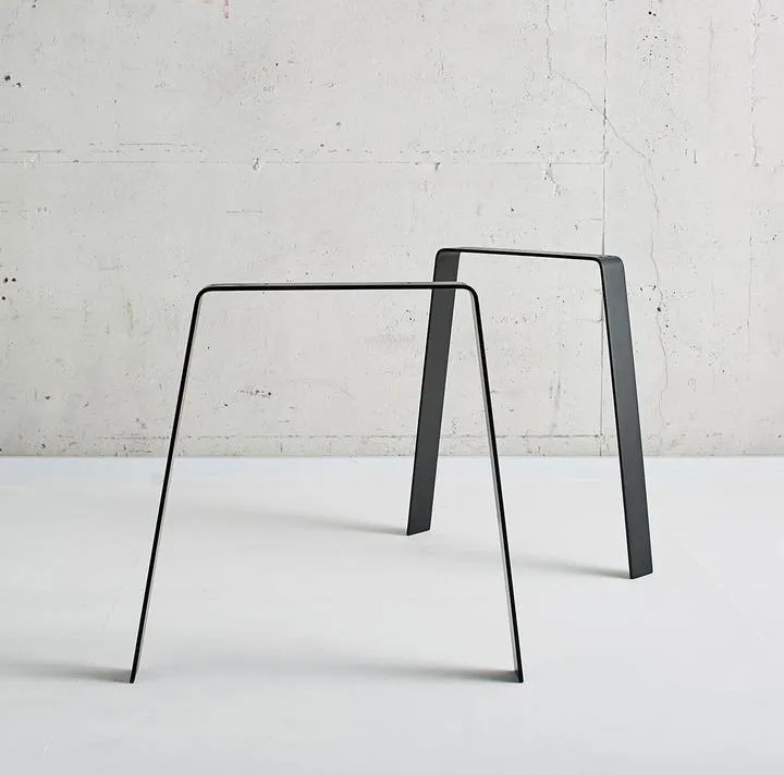 Wholesale Wrought Iron L Shape Dining Table Legs