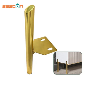 Sofa Feet Chromed Steel Furniture Cabinet Leg Metal Rose Gold Sofa Legs