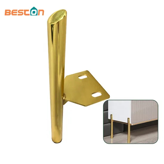 Sofa Feet Chromed Steel Furniture Cabinet Leg Metal Rose Gold Sofa Legs