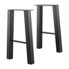 Hot Selling Steel L-Shaped Table Legs Black Coffee Dining Table Legs