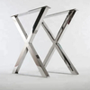 Wholesale High Quality X Shape Stainless Steel Metal Table Legs