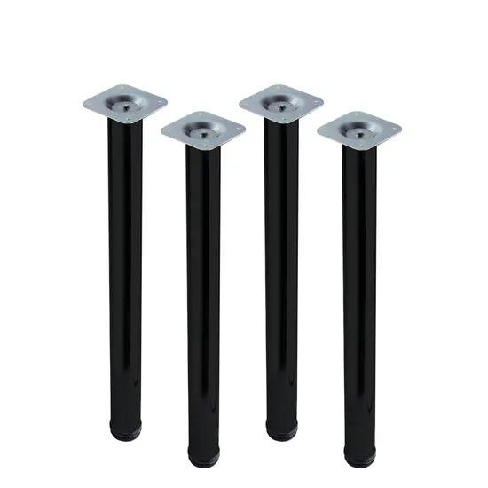 Long Round Pipe Chrome Stainless Steel Furniture Table Legs