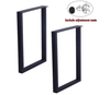 Bench Desk Table Legs Base Metal for Coffee Dining Tables