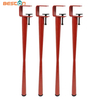Modern Red Metal F Adjustable Table Clamp Legs