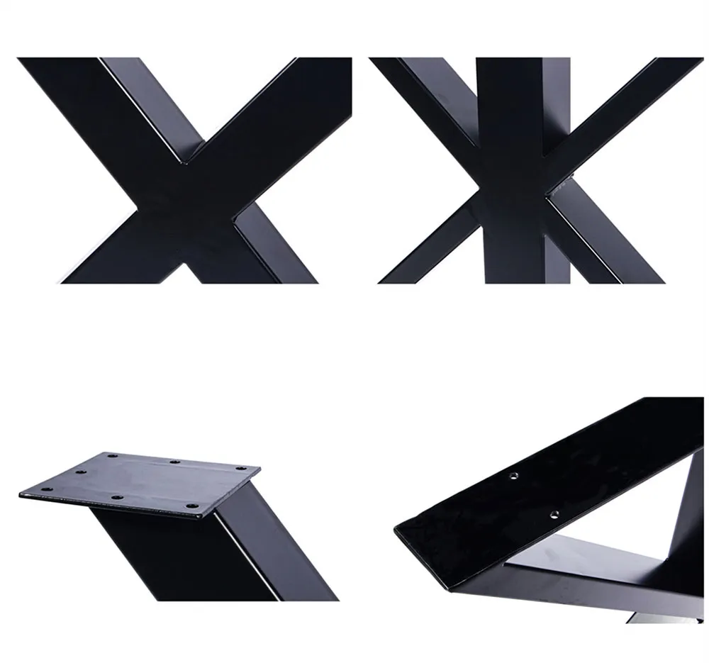 Wholesale Sale Custom Industrial Modern Furniture Trapezoid Square Desk Table Legs