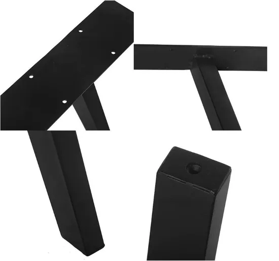 New Style Wrought Iron Industrial Metal Dining Table Leg