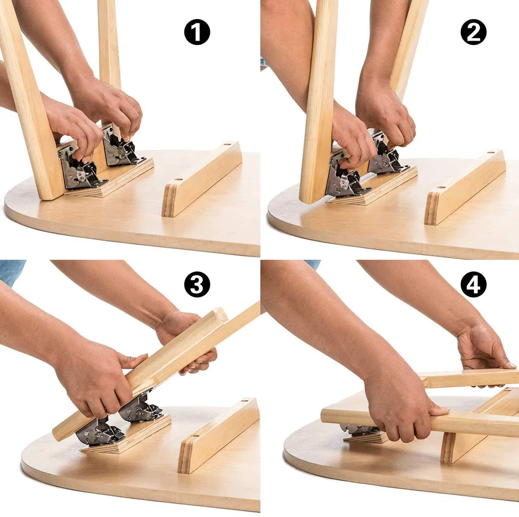 Foldable Support Bracket Self Locking Hinge Table Legs
