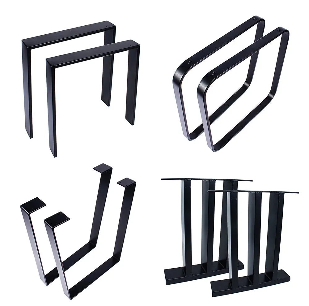 Manufacturer Standard Furniture Square Steel Metal Iron Coffee U Shaped Table Legs